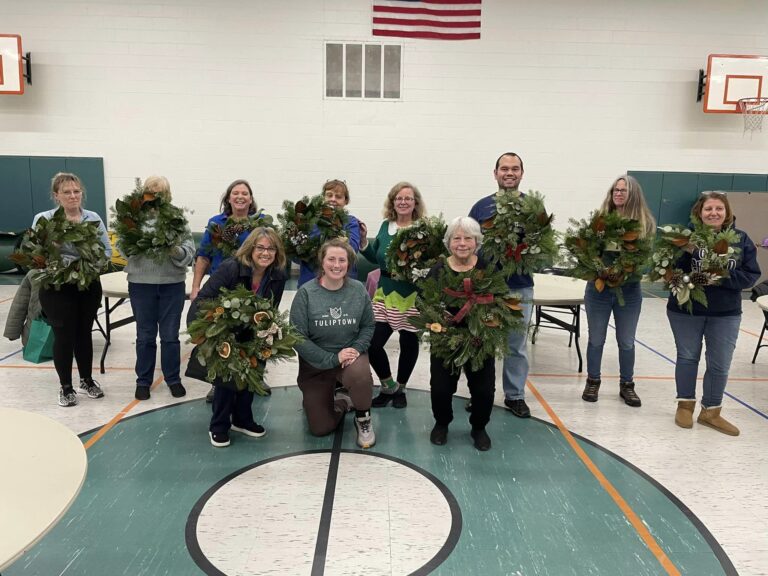 wreath making